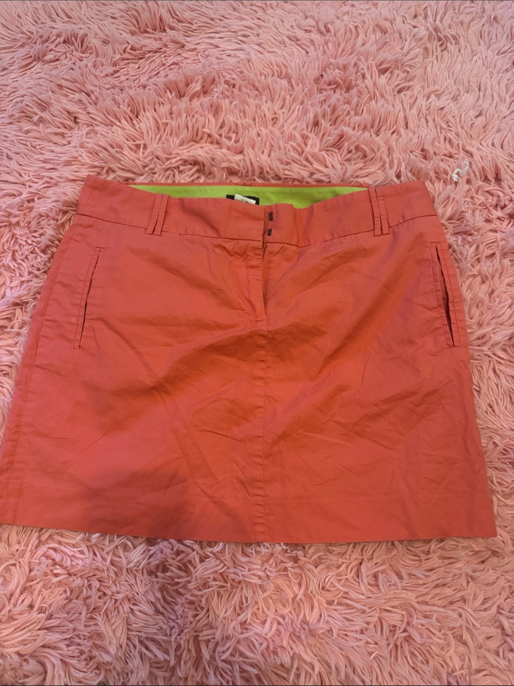 J. Crew Coral Pink A-Line Skirt
